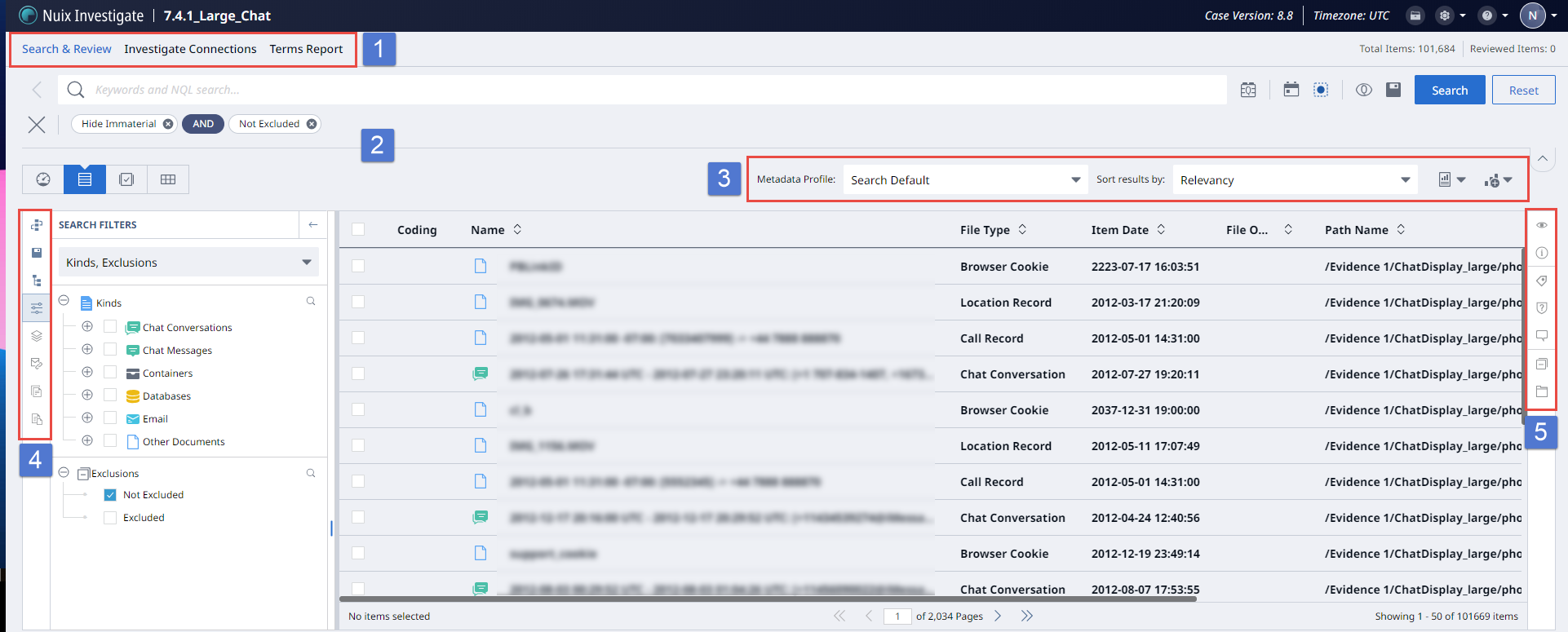 Application window including panes for Workspace Selector, Form-Assisted Search, Result Set Options, Alternative Search Method Drawer, and Item Details Drawer.